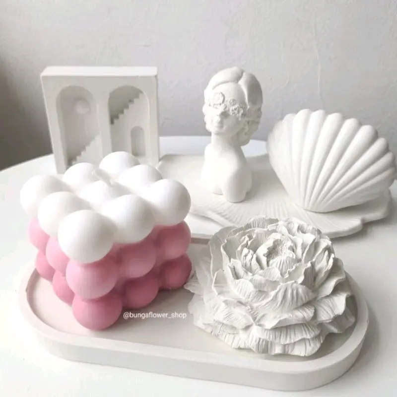 Props Dekorasi Rumah Aesthetic / Hiasan Pajangan Minimalis Putih / Properti Fotografi Souvenir Gift Hadiah Kado Murah 1