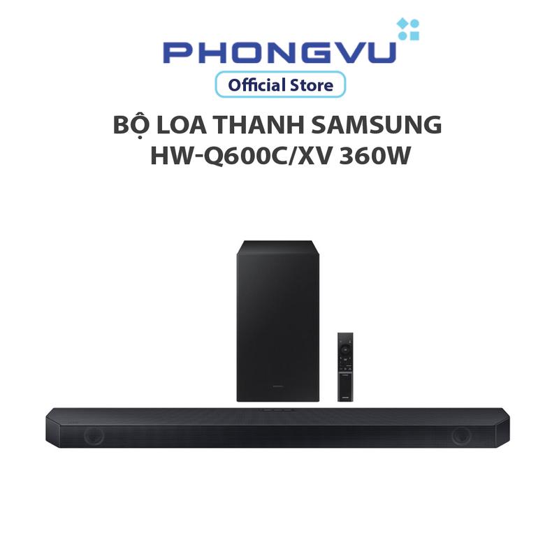 Bộ loa thanh Nghe Nhạc Samsung HW-Q600C/XV 360W - Kết Nối Bluetooth - Bảo hành 12 tháng Củ Loa