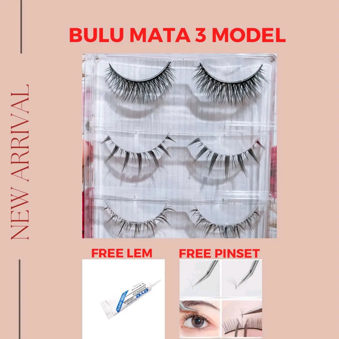 bulu mata palsu 3 model