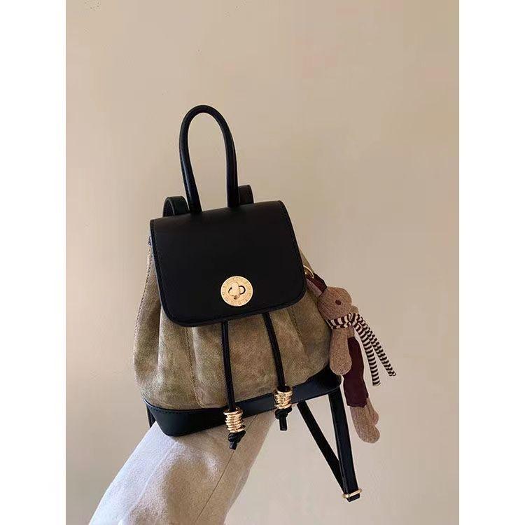 Product Introduction of Oil Painting Light and Shadow Niche High-Grade Backpack New Popular Super Popular Portable Shoulder Messenger Bag 0