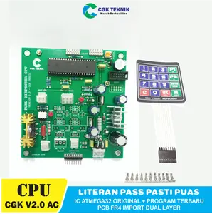 CGK TEKNIK - CPU PERTAMINI POM MINI CGK 2.0 MINIMALIS POMPA AC + LCD 1602 + KEYPAD MEMBRANE