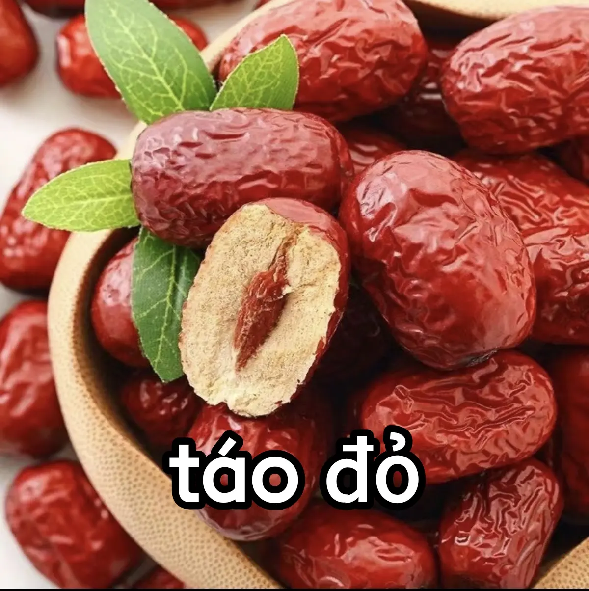 Táo Khô Mật Dẻo (Ngâm nước/nấu chè/làm bánh, ngọt tự nhiên dai mềm thơm ngon, không chất bảo quản)500g