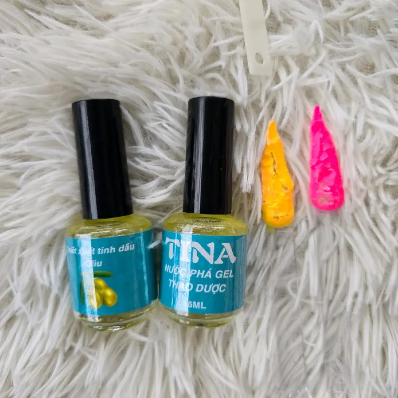 nước Phá gel thảo dược TINA chiếc xuất từ tinh dầu olive không nóng rát.Phá gel thảo dược 6