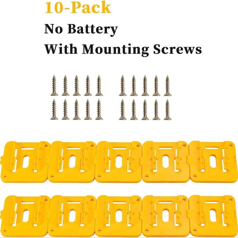 Product Introduction of Battery Holder Mount with Screws, Battery Holder, Power Tool Accessories for Dewalt 18V 20V 60V Battery, DCB200 DCB203 DCB205 DCB206 Batteries 6