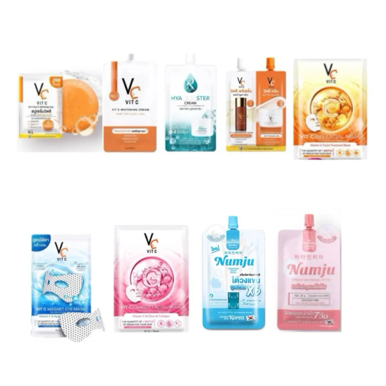 ครีม VCซอง Hyaซอง ครีมซองทาหน้า ผิวทุกประเภท Skincare มอยส์เจอร์ไรเซอร์ Moisturizer ความชุ่มชื้น ผิวหน้า