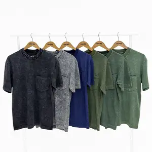 Onoma Pique - Reguler Tshirt Wash Basic Laco Pocket - Kaos