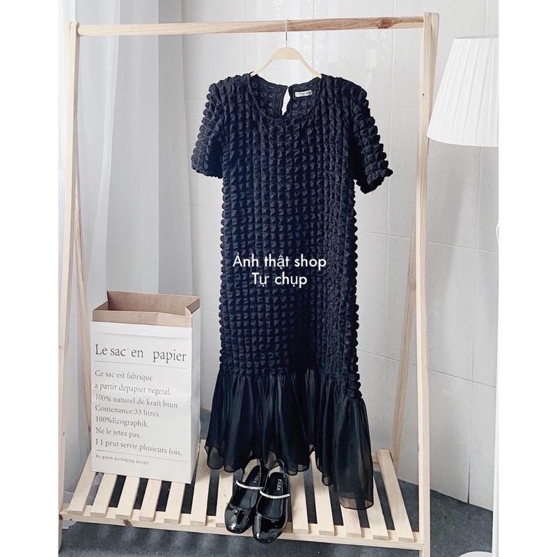 Váy ,Đầm bầu Bigsize dáng babaydolll hàng thiết kế chất liệu đũi xốp cao cấp Women Nữ Voi Voan 5
