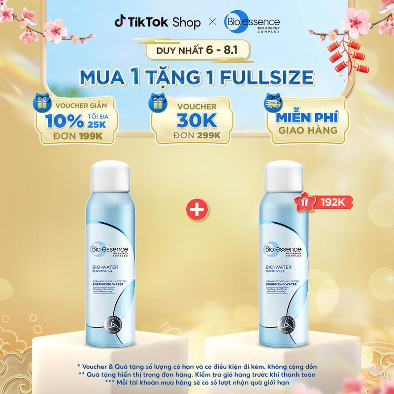 [MUA 1 TẶNG 1] Nước xịt khoáng dưỡng ẩm da Bio-Essence Bio-Water Energizing Water 100ml