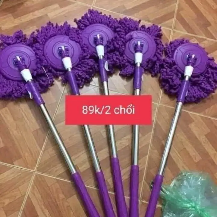 chổi tím lau nhà 360 Điều chỉnh được