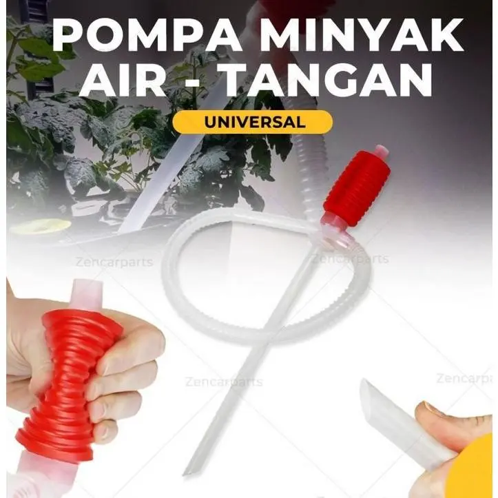 POMPA MINYAK HISAP air bensin aquarium hand pump tangan manual sedot