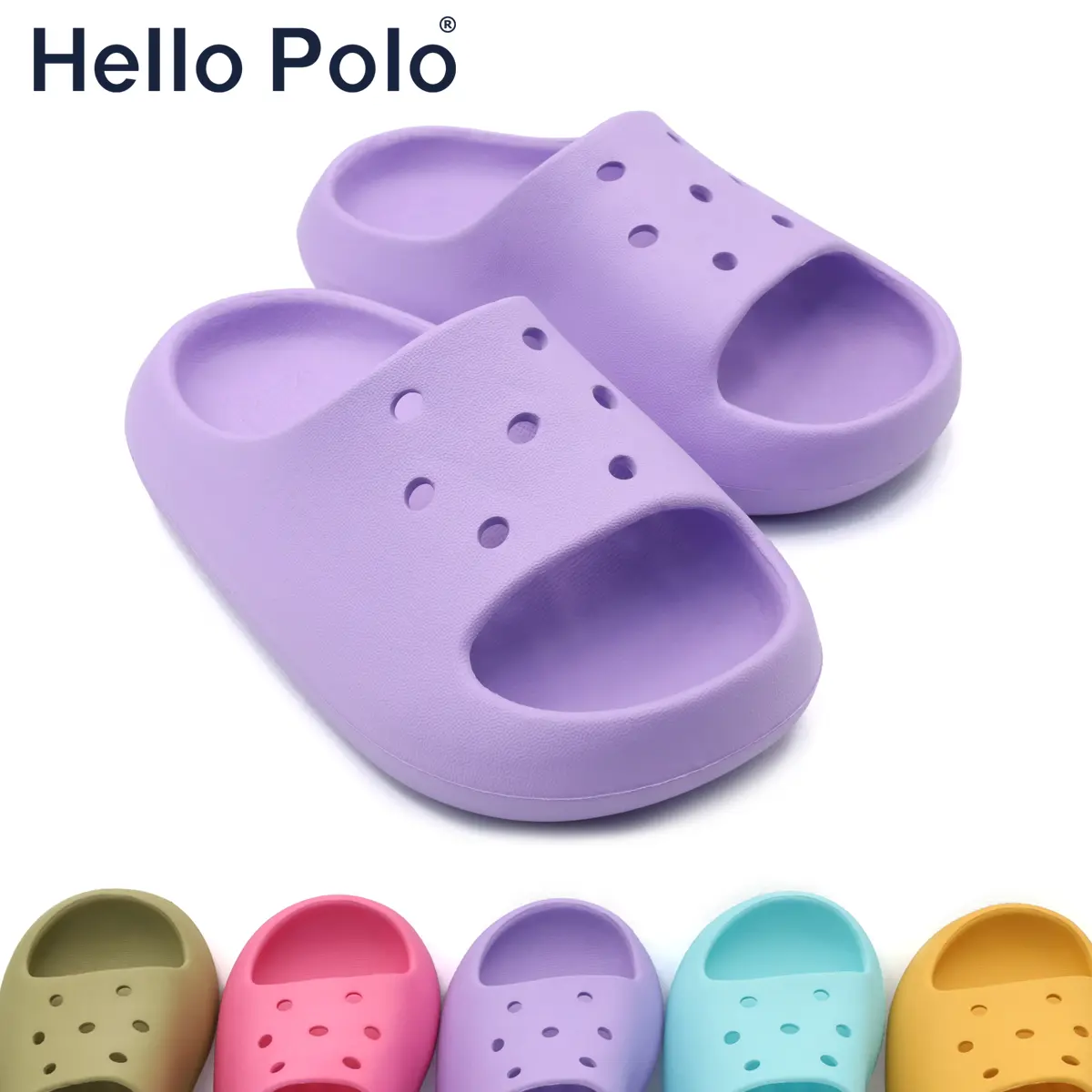 Hello Polo รุ่น HP8013C รองเท้าหัวโตสำหรับเด็ก สวมง่าย สบายเท้า