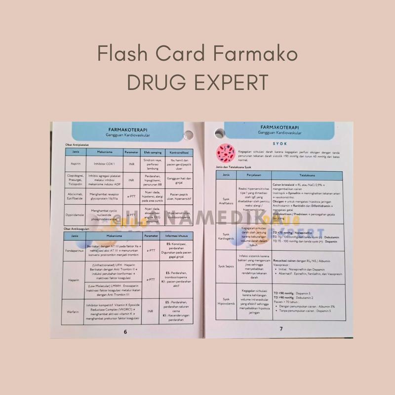 de-Flashcard of Pharmacy Farmasi Farmakologi Buku Kedokteran Farmasi 3