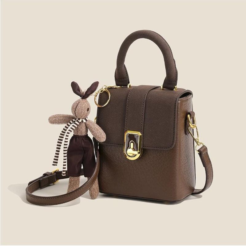 Product Introduction of Da Vintage điện thoại di động túi Hàn Quốc phong cách thiết kế thời trang nghiêng túi xách vai đơn túi xách túi vuông nhỏ ngoài trời Vận chuyển trong vòng  24 giờ 6