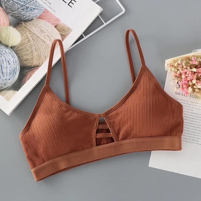 Product Introduction of 1 pcs New Women Cotton Sports Bra Tube Top Crop Female Seamless Underwear Tube Bra Wireless Bralette Lingerie Cropped Bandeau 13