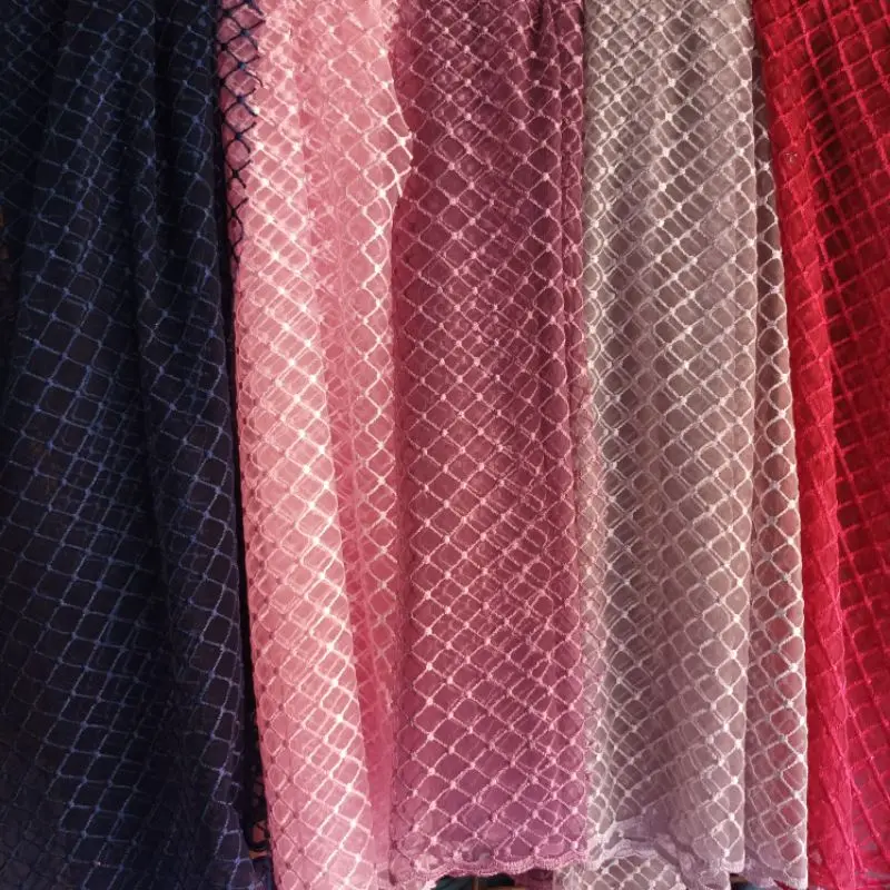 Kain Tulle Kotak Premium - Harga Meteran Per 0,5m