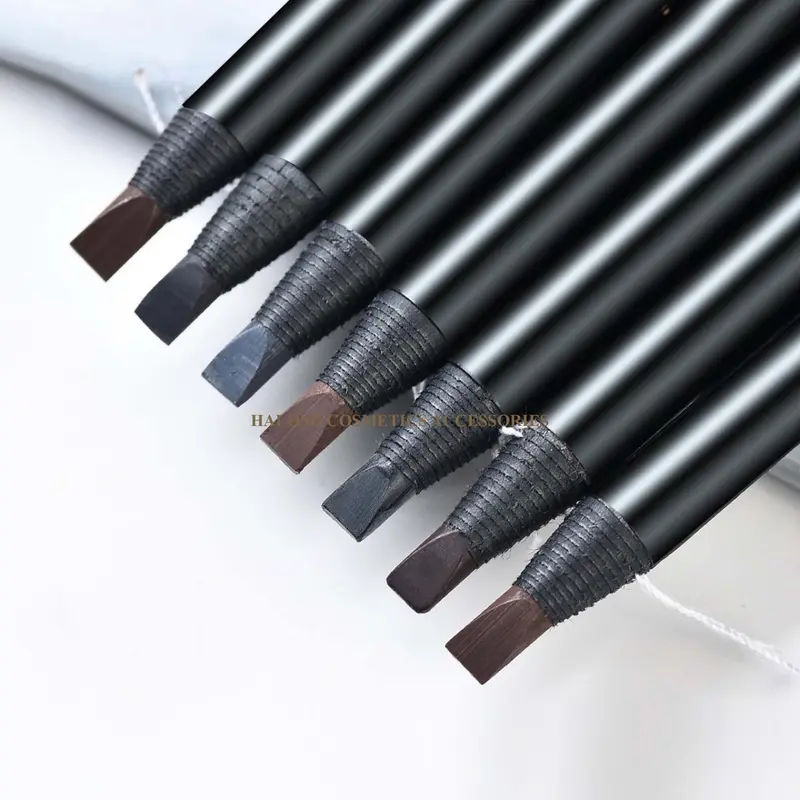 Chì xé kẻ mày Haozhuang cứng phẩy sợi Eyebrow Pencil sắc nét chuyên dùng cho Makeup trang điểm 6