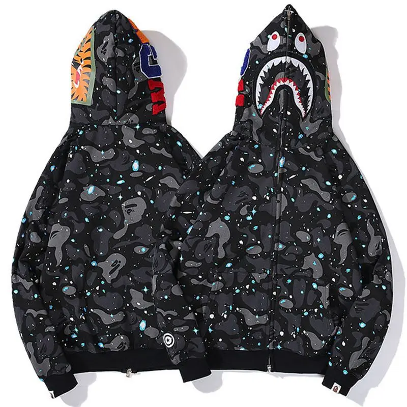 Áo Hoodie, Thiết Kế Đầu Cá Mập, Dành Cho Thanh Thiếu Niên, In Rằn Ri 3D, Áo Chui Đầu, Có Mũ Trùm Đầu, Áo Len Thể Thao Đi Chơi, Hàng Mới Về Năm 2024