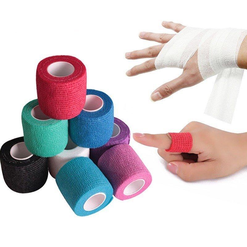 Băng keo thể thao đá bóng cuốn cổ chân cổ tay cao su non vải hỗ trợ thi đấu và tập luyện 4