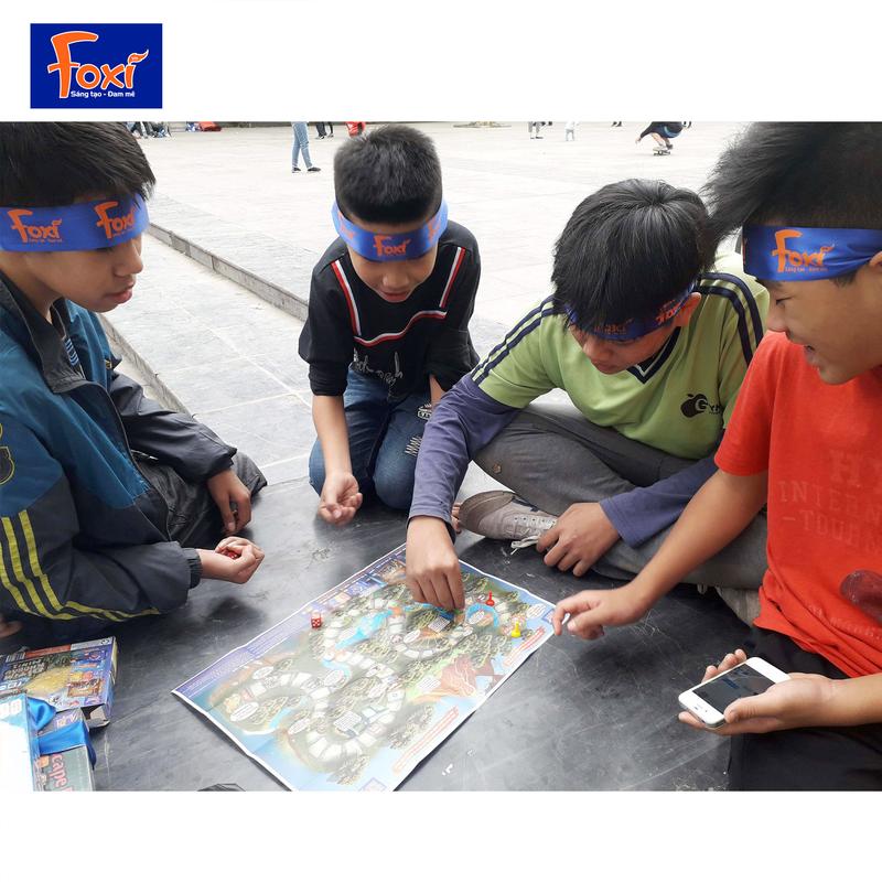 Đi tìm kho báu mini 1,2,3,4,5,6 Board game Foxi-trò chơi phát triển tư duy-dễ chơi-vui nhộn-giá siêu rẻ 3