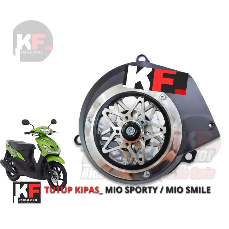 Tutup Kipas Mio Sporty Cover Kipas Mio Sporty Set Spinner Sabit Two Tone PNP Mio Smile Sporty Soul Karbu Nouvo 3