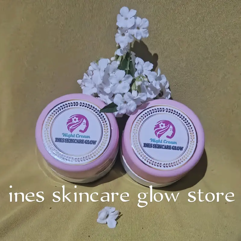 cream malam ines skincare glow ORI (satu pcs) 0
