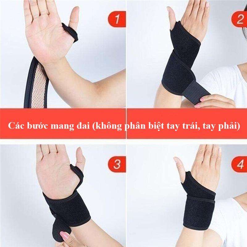 Quấn cổ tay tự nóng cố định cổ tay, giảm đau cổ tay 9