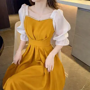 SH| [READY] Dress Vinel| Lunar| Glize| Naomi Scuba | Dress Midi Korean Style | Boat Neck Casual