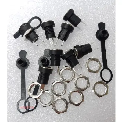 Jack sạc DC-022B chuẩn 5.5mm x 2.1mm (Jack DC Có cao su chống nước) 2