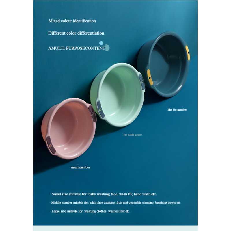 Product Introduction of Plastic thickened baby household large laundry basin student dormitory washbasin foot basin 6