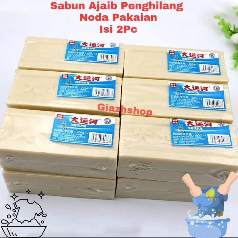 Sabun Ajaib Serbaguna Penghilang Noda Grand Canal Isi 2Pcs Pembersih Noda Membandel Membersihkan Baju Putih Termurah Anti Ribet minyak Kamar Kecil Anti bakteri