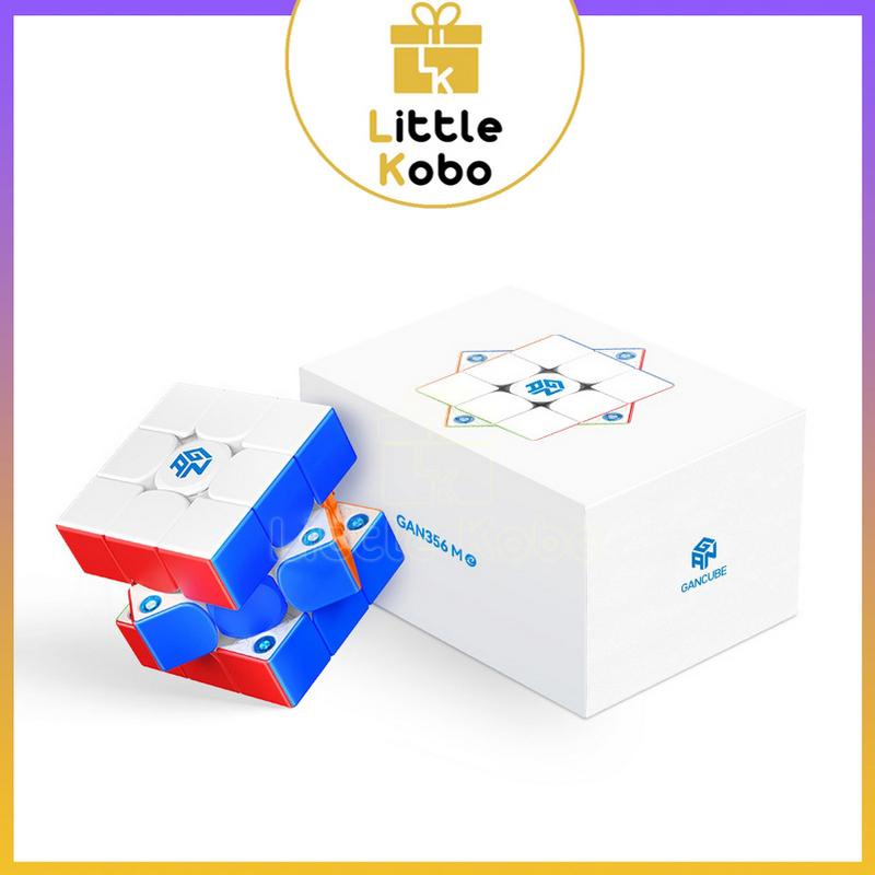Rubik 3x3 Gan 356 ME 3x3 Magnetic Rubic 3 Tầng Có Nam Châm Gan 356M E Stickerless Đồ Chơi Trí Tuệ Trẻ Em 3x3x3 Toy