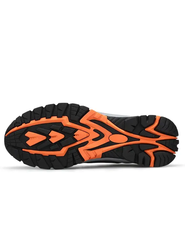 Men's Casual Colorblock Lace Up Low Top Safety Shoes, Breathable Lightweight Anti-spur Anti-crush Casual Safety Shoes, Work & Safety Footwear for Men 7