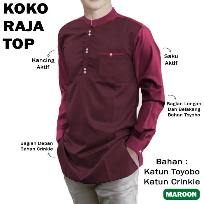 RAYA COLLECTION RAJA TOP KOKO LENGAN PANJANG 5