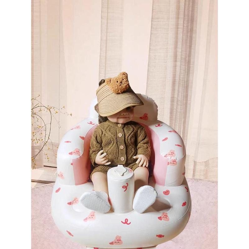 Cute bear baby training chair with pump in mother and child 1