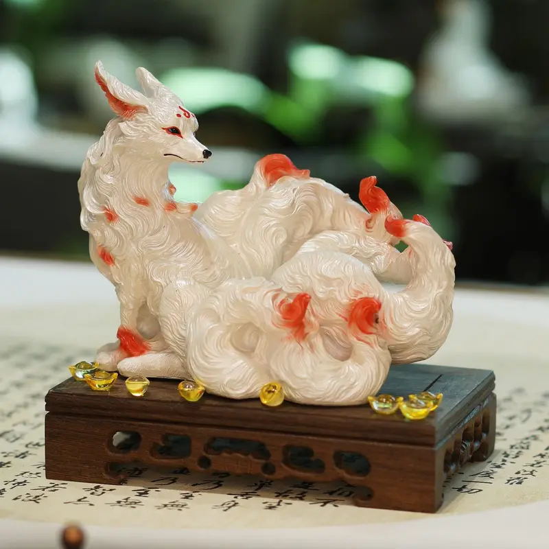 Đồ Trang Trí Cáo, Chín Đuôi, Cáo Tinh Thần Chín Đuôi Cáo, Tượng Thích Ca, Đồ Nội Thất Gia Đình, Đồ Trang Trí Máy Tính Để Bàn Chính Hãng, Quà Sinh Nhật Decor Decor Phòng Trang Trí Nhà Đồng 8