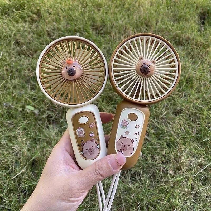 Quạt cầm tay mini sạc điện - quạt mini cầm tay - quạt tích điện mini sạc nhỏ gọn, tiện lợi