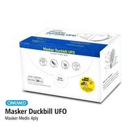 Gambar MASKER DUCKBILL UFO ONEMED 4 PLY MASKER MEDIS 3D MEDICAL ONLINE dari MEDICAL ONLINE_NEW Kota Tangerang 3 Tokopedia