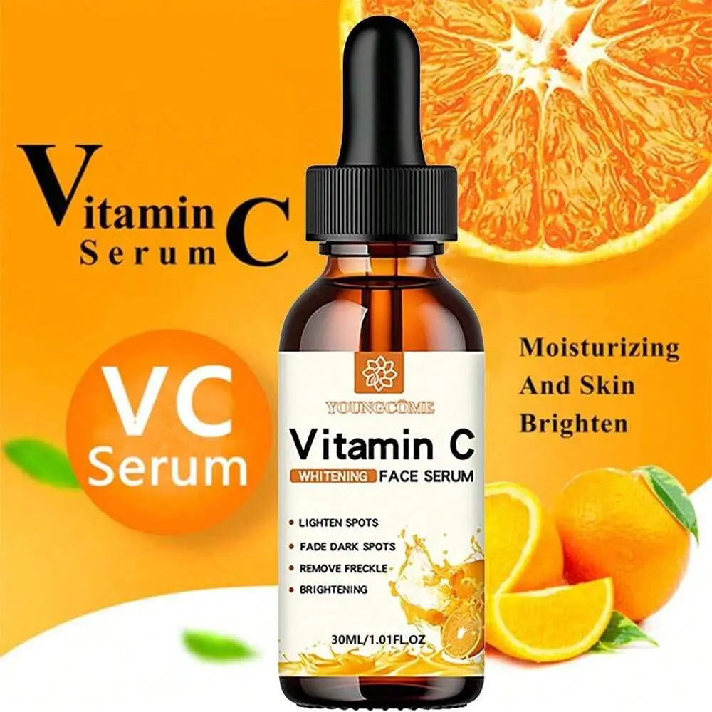 New ModelVitamin C Facial Essence Contains Hyaluronic Acid Dark Spot Remover Moisturizing Repair Anti-aging Essence Facial Skin Care 30ml