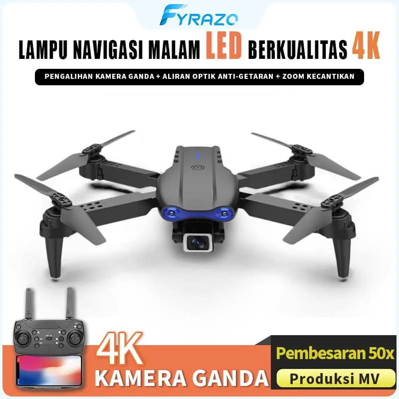 【24 Jam Kirim COD】kamera Drone Mini Smart Drone E99 Pro 4k HD Dual Camera Shoot Original Indoor Outdoor Drone Murah Mini Dengan Kamera HD Drone WiFi FPV Dual Kamera Drone 4K Kamera HD Posisi Visual Drone Pro Shoot Murah Asil Baru