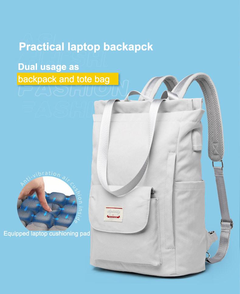 Product Introduction of College Bag Shockproof Laptop Backpack Waterproof  Bag Pack for Student, Tote Bag for Laptop 15.6 inch for Women (M size accommodate to 14 inches laptop) 14
