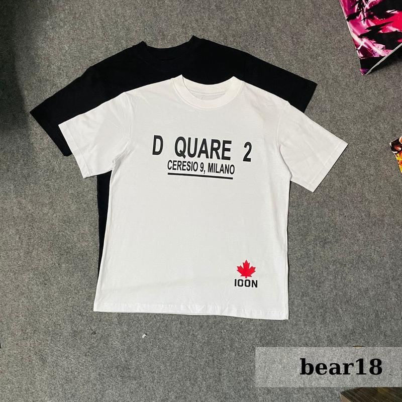 Áo thun Cổ Tròn D.S.Q fom oversize chất liệu Cotton 2 chiều Cao Cấp Menswear Nam 1