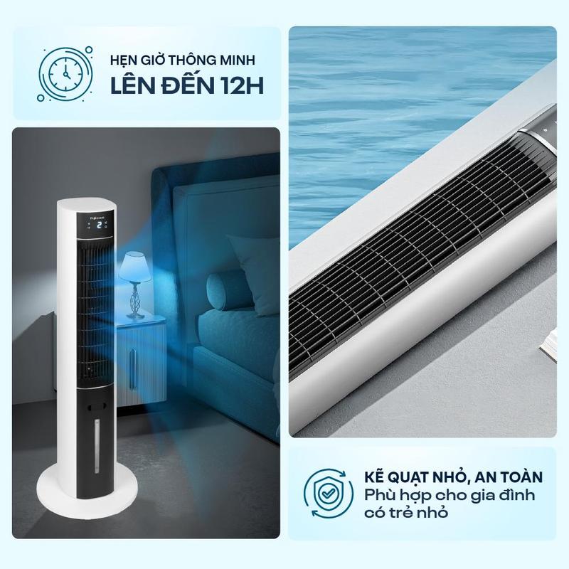Quạt tháp điều hoà đối lưu tích hợp lọc không khí ionizer Fujihome AC-18LM/ AC-18LE - Bảo hành 24 tháng 5