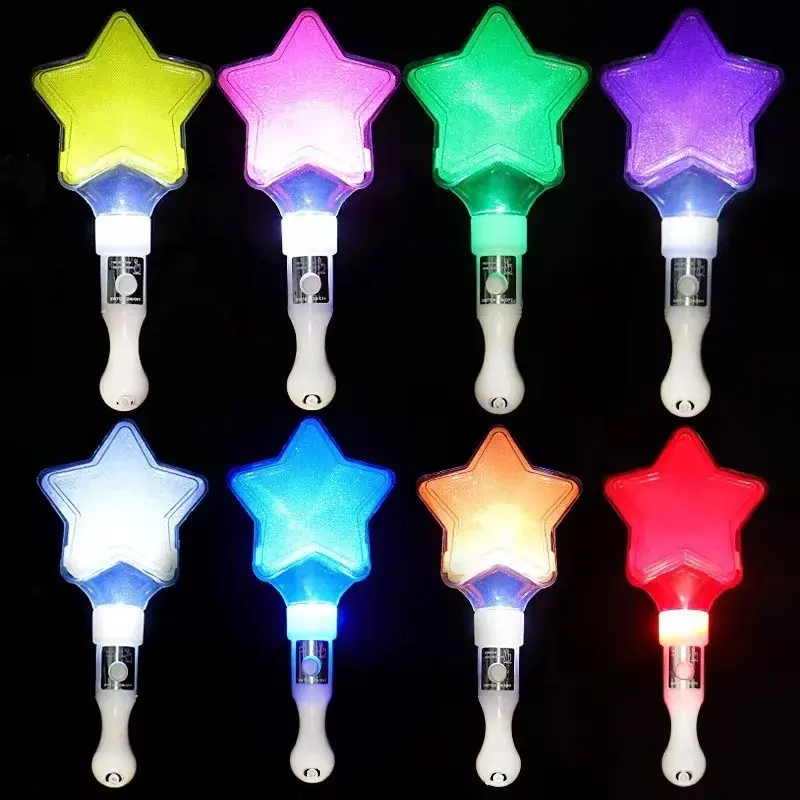 [TERMURAH] BISA CUSTOM LOGO LIGHT STICK Tongkat Lampu Flash Stick Lampu STAR LOVE BINTANG Led Stick Lampu Pesta Acara Karnaval Pawai Lampu Konser Lightstick 2