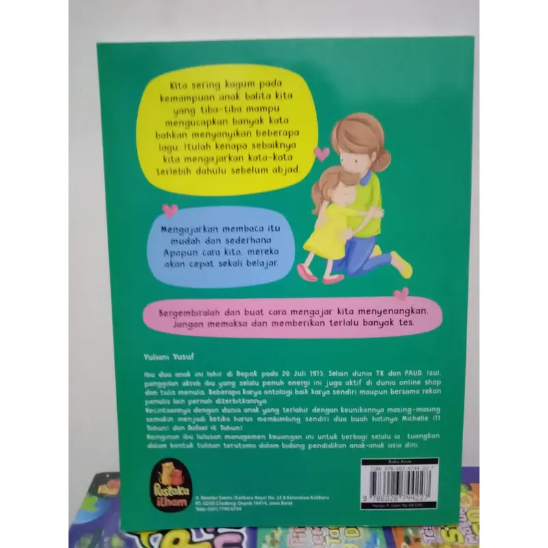 BUKU ANAK TK PAUD BELAJAR MEMBACA, 60 JAM PINTAR BACA TANPA DI EJA 2