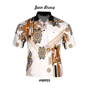 Kaos Kerah Pria Jean Bracq Bahan Katun Halus Berkantong 88955