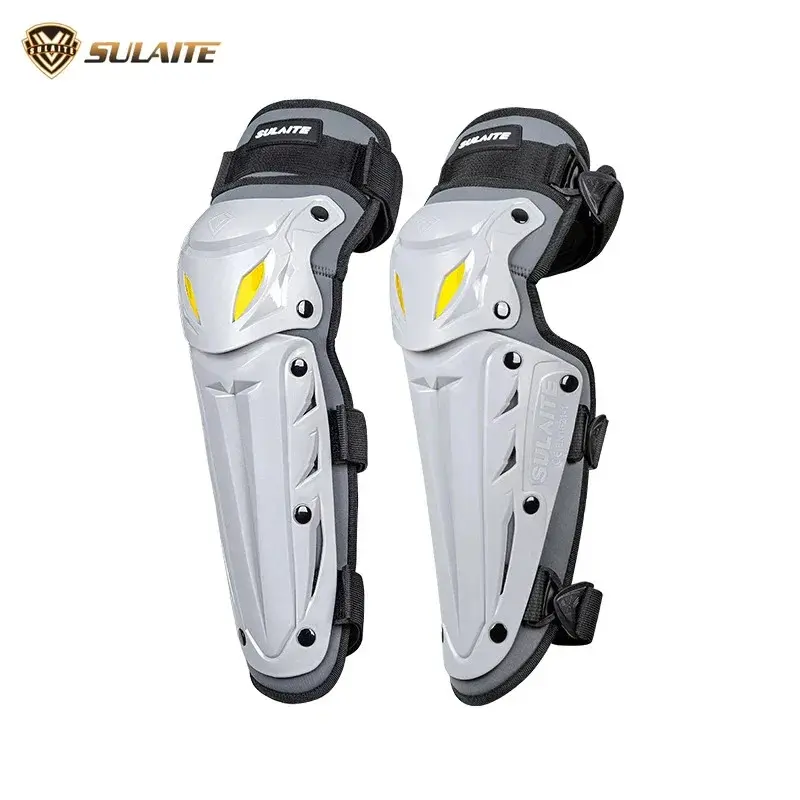 thumbnail image 2 of WOSAWE Cycling Protective Pad Set – Knee & Elbow Armor With Shock Protection – Silver 2 of 3