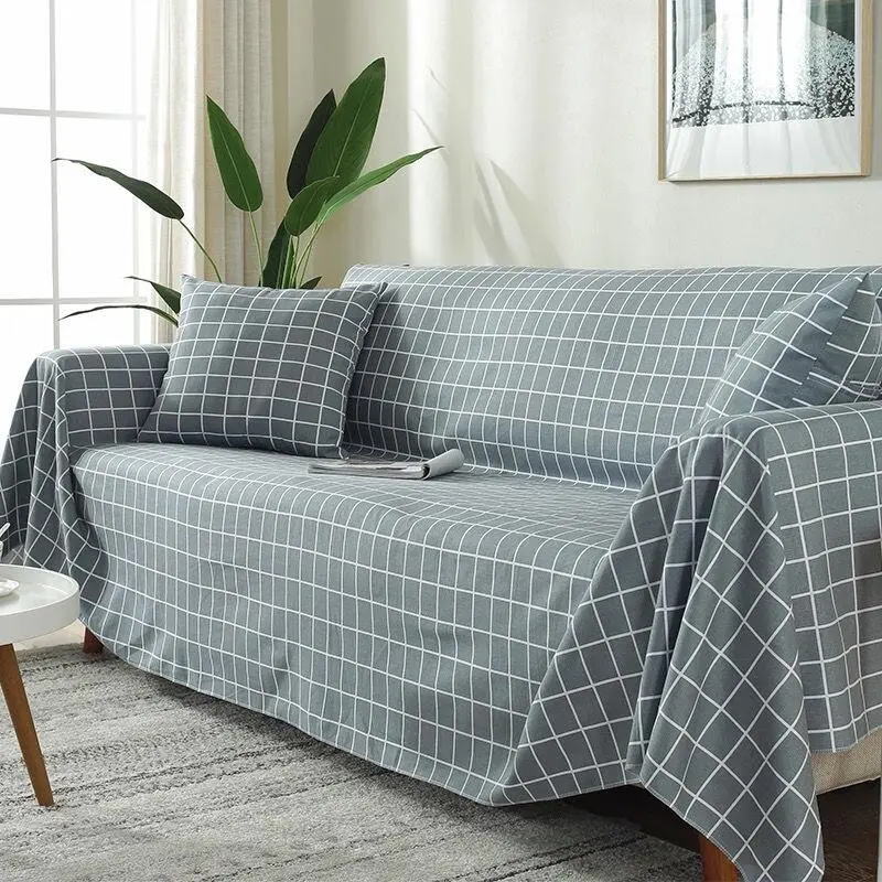 Ghế Sofa Chống Bụi, Phong Cách Bắc Âu, Thiết Kế Đơn Giản, Với Vỏ Ngoài