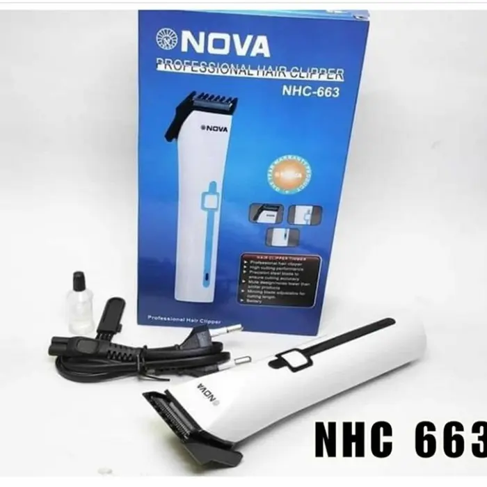Promo TERLARIS Alat Mesin Cukuran Cukur Pangkas Potong NOVA 216 Rambut Portable Nova NHC-216 Bayi Dewasa Anak 8