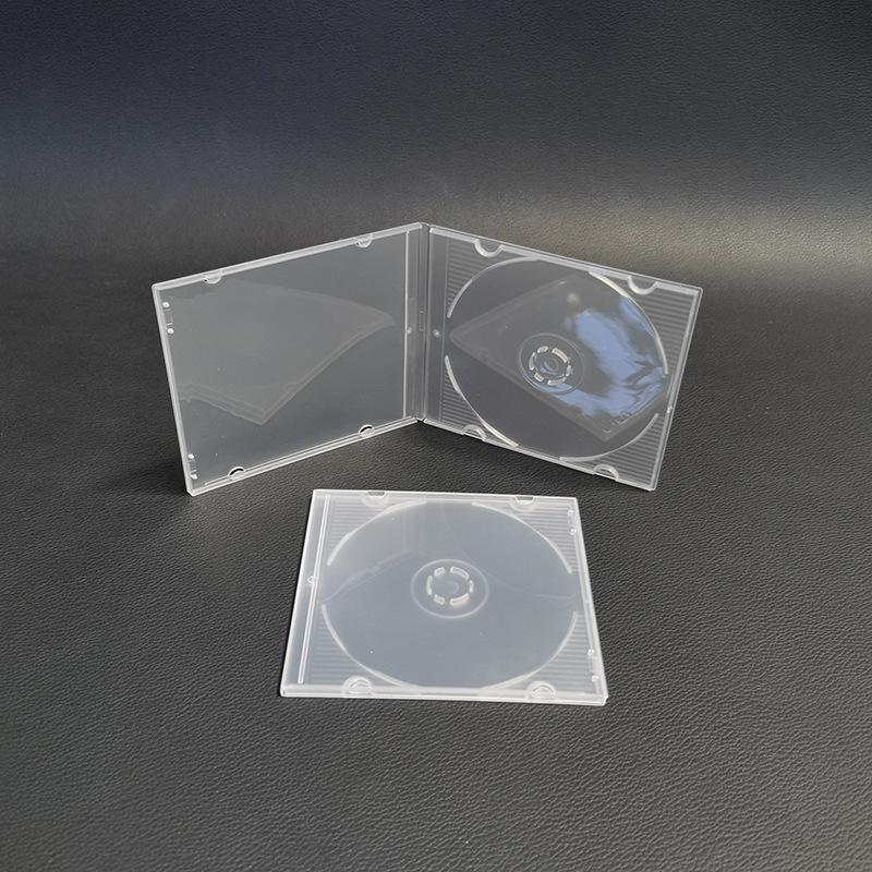 ReadStar-Hộp Đựng DVD Tiêu Chuẩn Siêu Mỏng PP Trong Suốt, 1 Cái, 8CM, Gói CD 3 Inch, Hộp Đựng CD Di Động 1