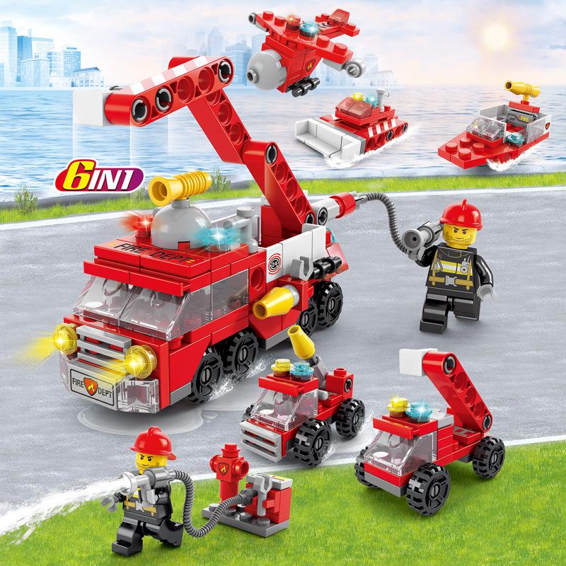 Tháo Lắp Đồ chơi lắp ráp mini 150 chi tiết Bộ Lắp Ráp hơn 10 chủ đề khác nhau Toy phù hợp bé trai bé gái Xếp Hình mô hình xe cảnh sát xe tăng máy bay